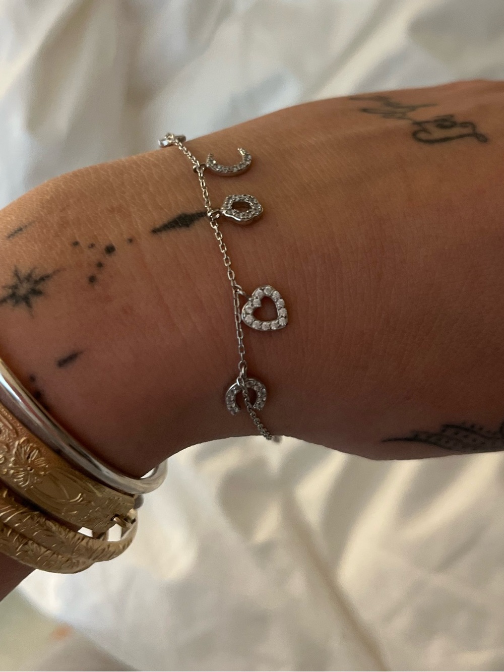 Sterling Silver Charm Bracelet